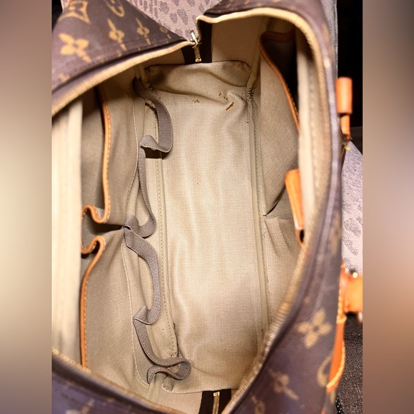 Authentic Louis Vuitton Monogram Deauville Hand Bag M47270 LV leopard - Picture 5 of 13